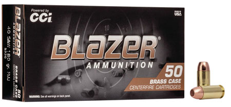 CCI Blazer Brass FMJ Ammo