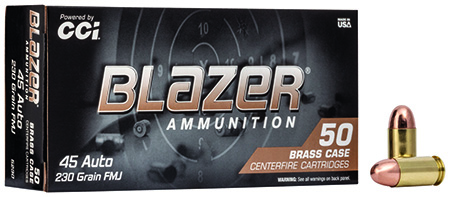 CCI Blazer Brass FMJ Ammo