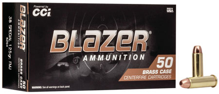 CCI Blazer Brass FMJ Ammo