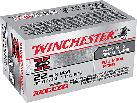 Winchester Super-X Mag 40 FMJ Ammo