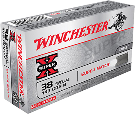 Winchester Super X Match Lead Semi-Wadcutter Ammo