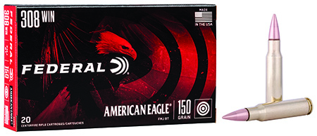 Federal American Eagle Boat-Tail BT FMJ Ammo