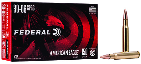 Federal American Eagle Springfield Boat-Tail BT FMJ Ammo