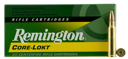 Remington Core-Lokt Pointed SP PSPCL Ammo