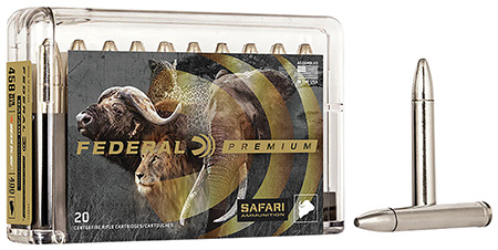 Federal Premium Safari Cape-Shok Trophy Bonded Bear Claw Ammo