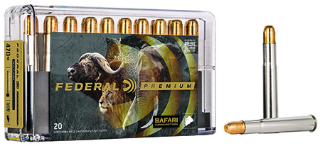 Federal Premium Safari Cape-Shok Trophy Bonded Sledgehammer Solid TBSH Ammo