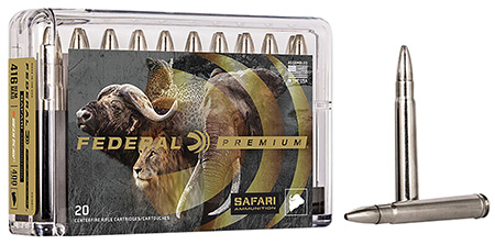 Federal Premium Safari Cape-Shok Trophy Bonded Bear Claw Ammo