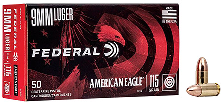Federal American Eagle FMJ Ammo