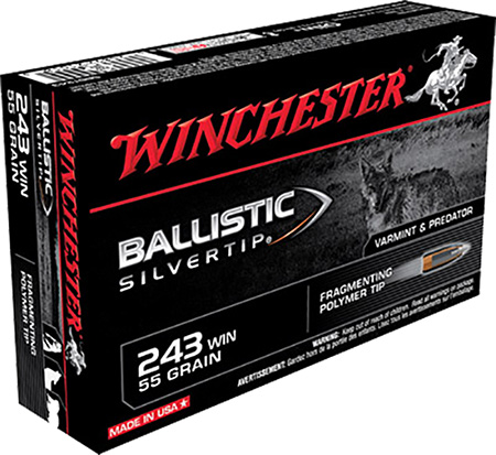 Ammo Ballistic Silvertip Winchester Fragmenting Polymer Tip 10 Ammo