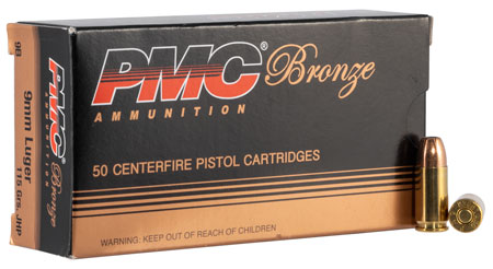 PMC Bronze Luger JHP Ammo