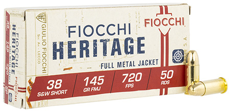 Fiocchi Heritage FMJ Ammo
