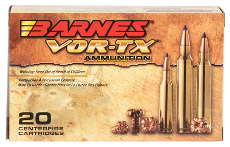 Barnes VOR-TX Tipped Flat Base TSX Ammo