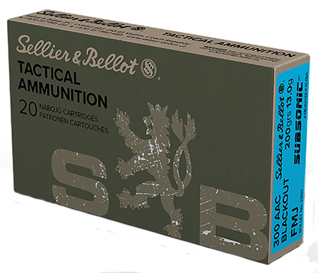 Sellier & Bellot Blackout Subsonic SB FMJ Ammo