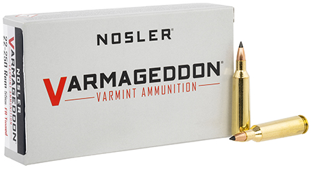 Nosler Varmageddon Flat Base Tipped Ammo