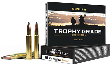 Nosler Trophy Grade Spitzer Partition Ammo