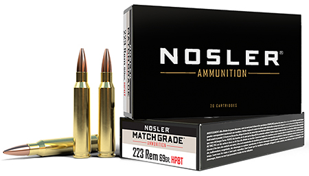 Nosler Match Grade Custom Competition Boat Tail HP Ammo