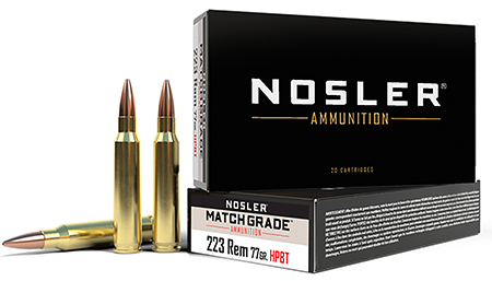 Nosler Match Grade Custom Competition Boat Tail HP Ammo