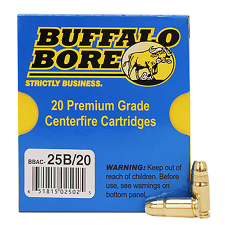 357 SIG Ammo - Buffalo Bore Ammo Heavy Strictly Business Flat Nose FMJ Buffalo Bore Heavy Strictly Business Flat Nose FMJ Ammo