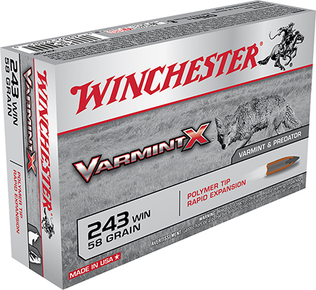 Ammo Varmint X Winchester Polymer Tip Rapid Expansion 10 Ammo