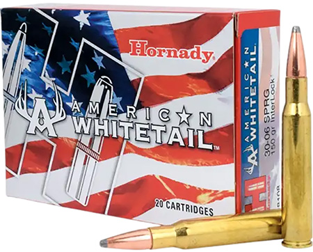 Hornady American Whitetail Springfield InterLock Spire Point Ammo