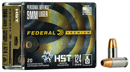 Federal Premium Personal Defense Luger HST JHP Ammo