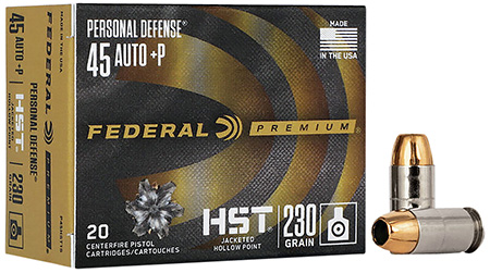 Federal Premium Personal Defense HST JHP +P Ammo