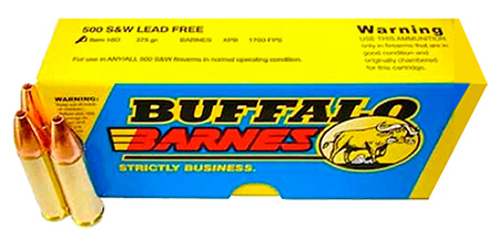 Buffalo Bore Buffalo-Barnes Strickly Business Barnes VOR-TX Lead-Free Ammo