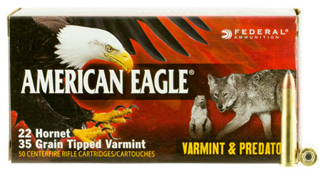 Federal American Eagle Varmint & Predator Tipped TVP Ammo