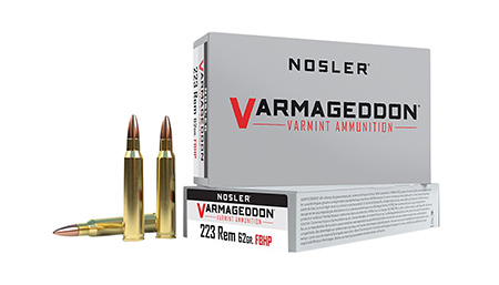 Nosler Varmageddon Flat Base FB HP Ammo