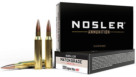 Nosler Match Grade Custom Competition Boat Tail HP Ammo