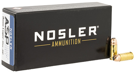 Nosler Match Grade Luger JHP +P Ammo