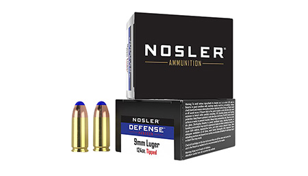 Nosler Defense Luger Bonded Tipped +P Ammo