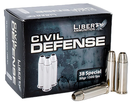 Liberty Civil Defense Lead-Free Fragmenting LFF 10 HP Ammo