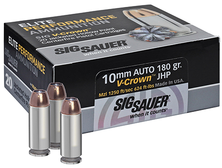 Sig Sauer Elite V-Crown JHP Ammo