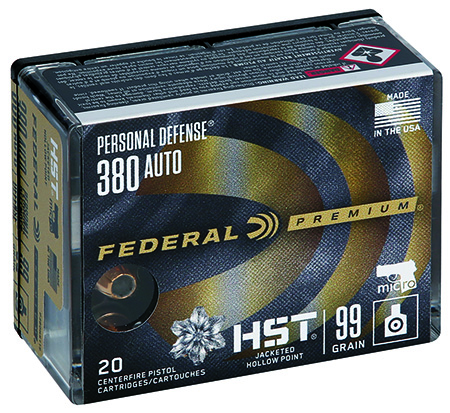 Federal Premium Personal Defense Micro HST JHP Ammo