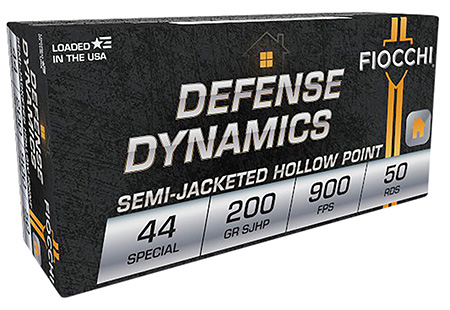 Fiocchi Defense Dynamics Semi-JHP SJHP Ammo