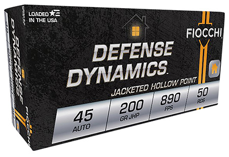 Fiocchi Defense Dynamics JHP Ammo