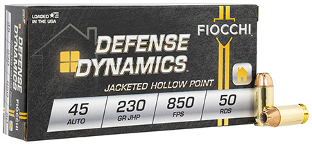 Fiocchi Defense Dynamics JHP Ammo