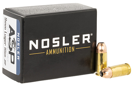 Nosler Match Grade Luger JHP Ammo