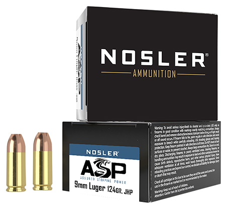 Nosler Match Grade Luger JHP Ammo