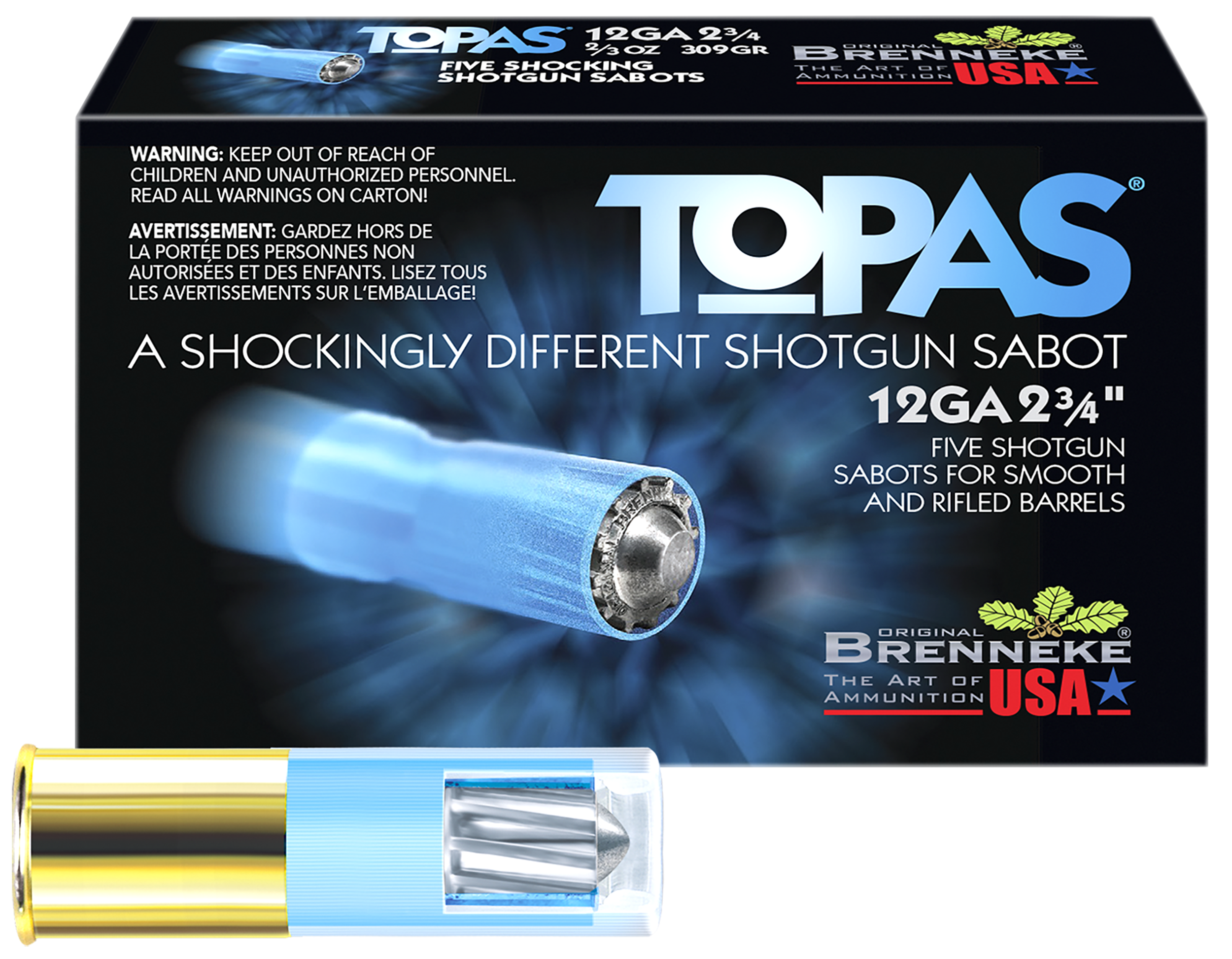 BR SL122TOP TOPAS 12 2.75 SLUG 2/3 5/50