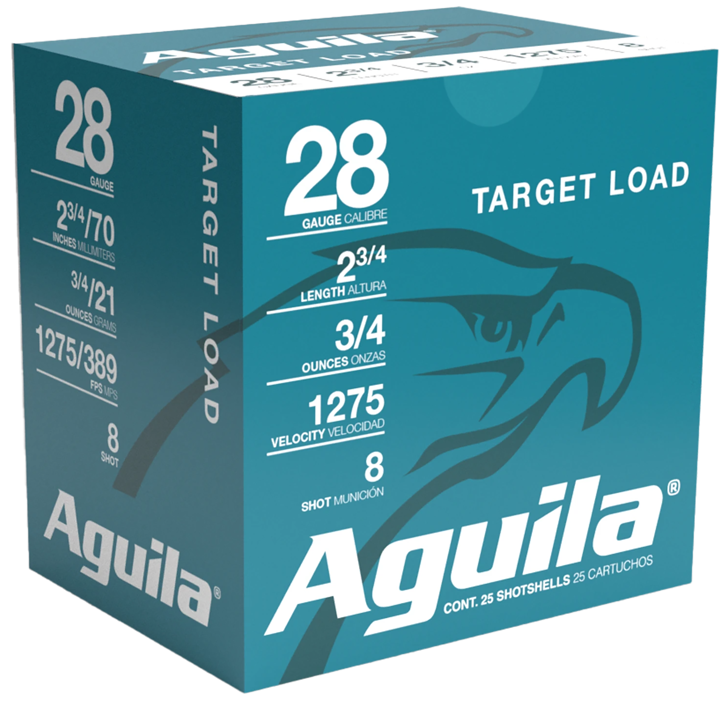 AGUILA 1CHB2879 TARGET 28G 2.75 #9 3/4OZ 25/20