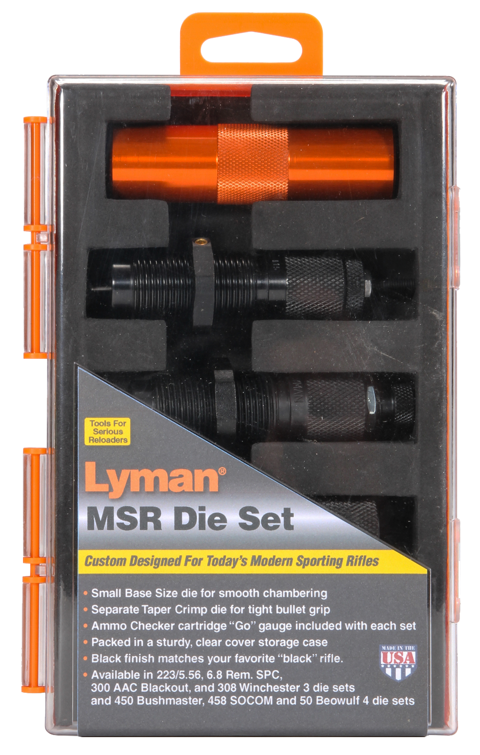 LYM 7690112 MSR DIE SET 50 BEOWOLF 4-DIE SET