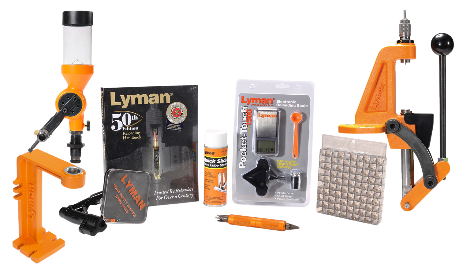 LYM 7810350 BRASS SMITH C-FRAME RELOADING KIT