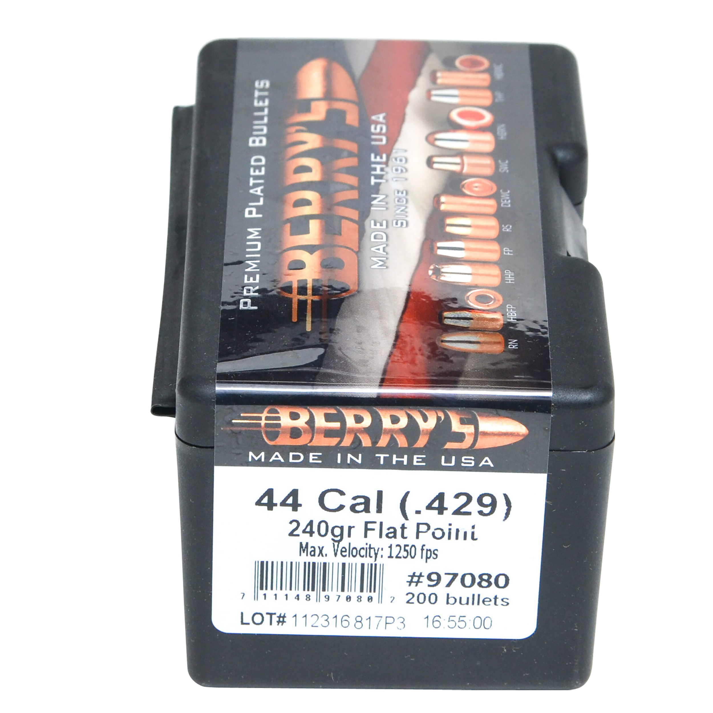 BERRYS 97080 44 .429 240GR FP 200