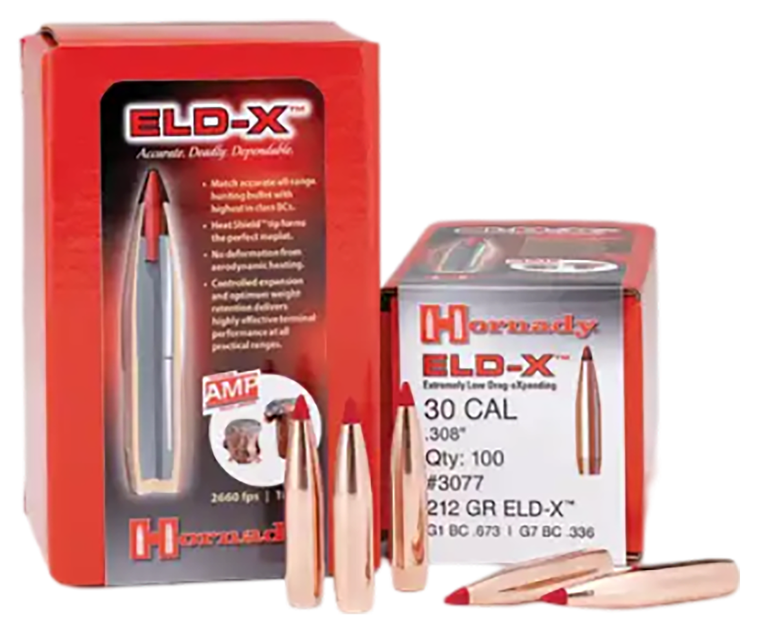 HORN 2635 BULL .264 143 ELD-X 100/15