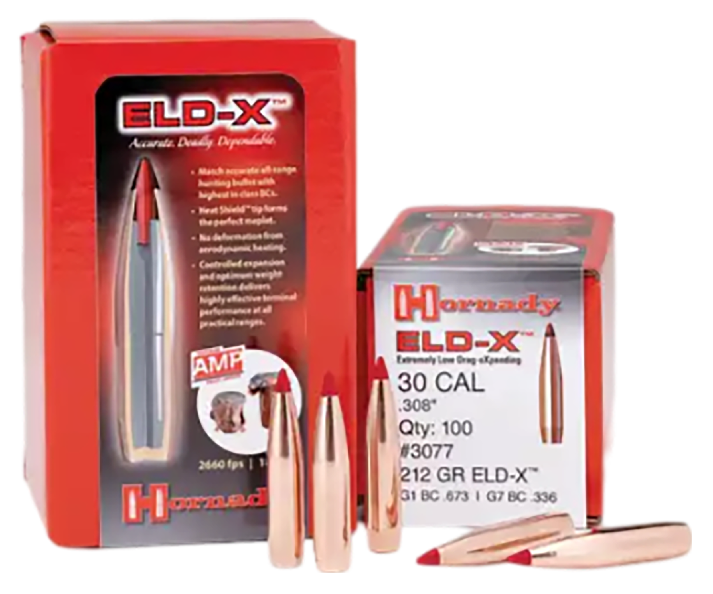 HORN 3077 BULL .308 212 ELD-X 100/15