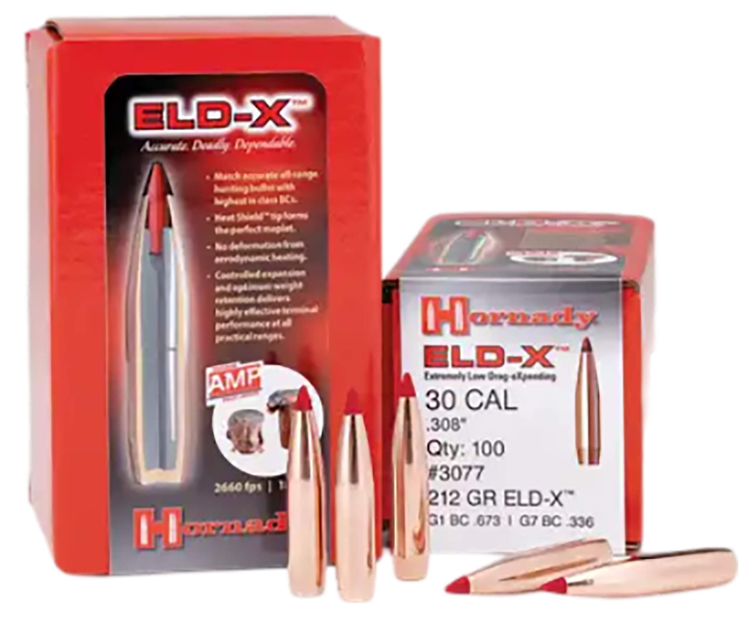 HORN 3078 BULL .308 220 ELD-X 100/15