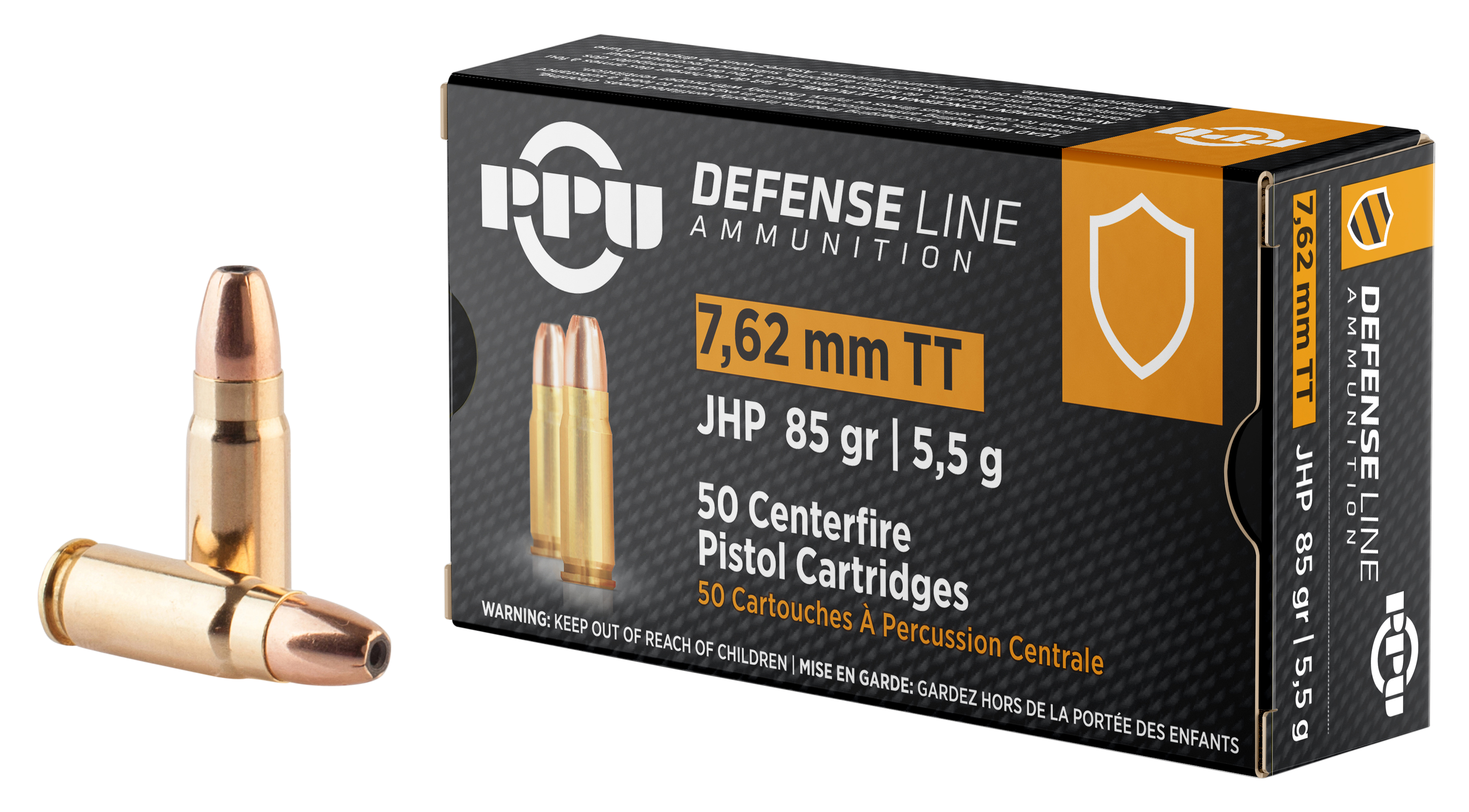 PPU PPD7T 7.62TOK 85 JHP 50/10