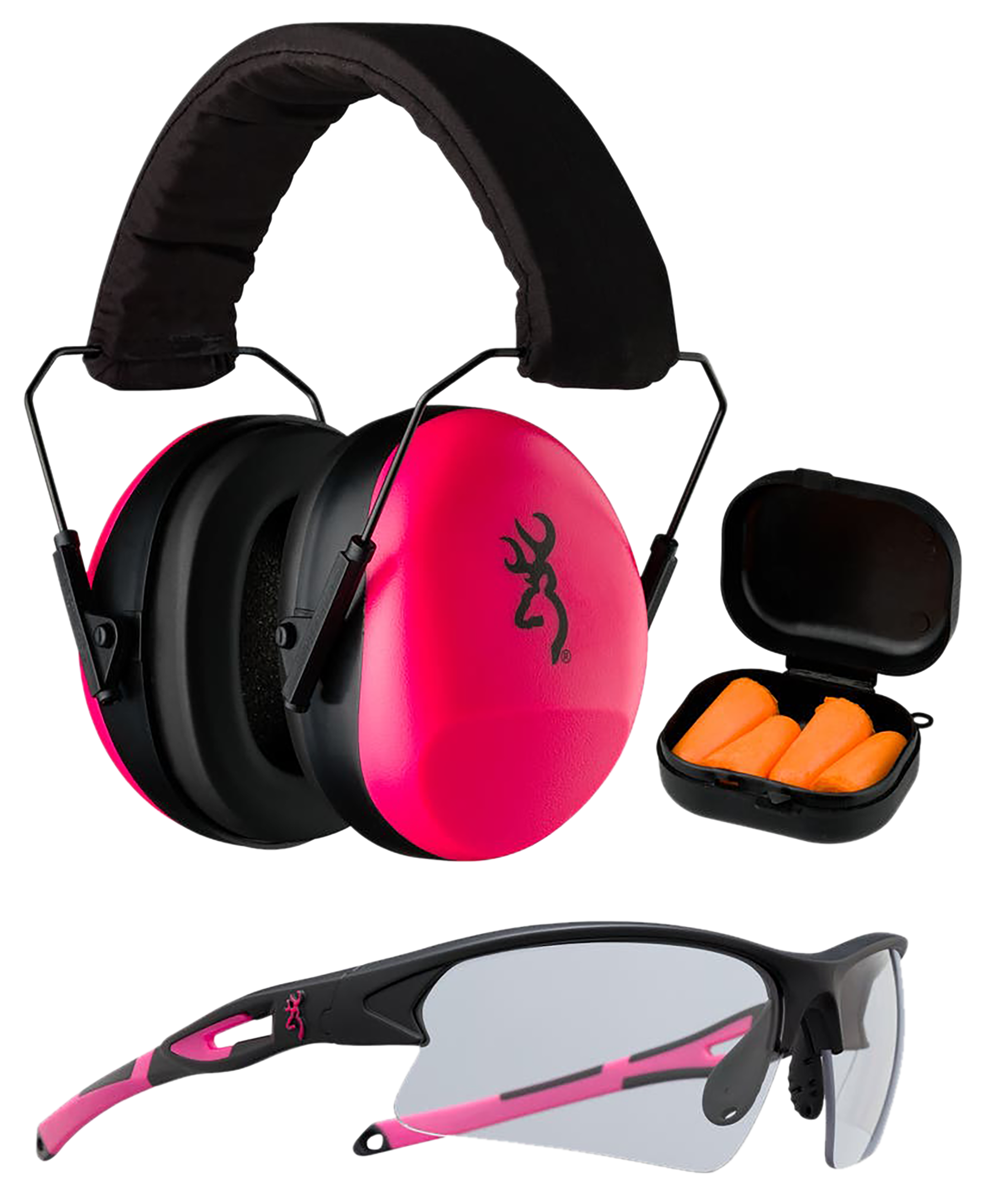BRN 126373 RNG KIT MUFFS/EARPLUGS/GLASSES PNK